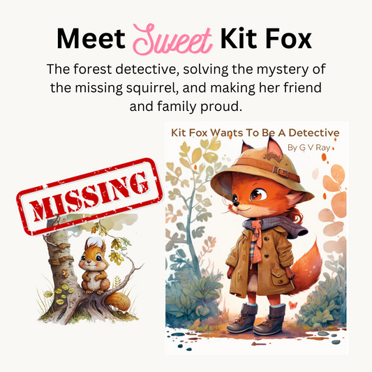 Kit Fox Wants To Be a Detective: The Book Launch You've Been Waiting For!