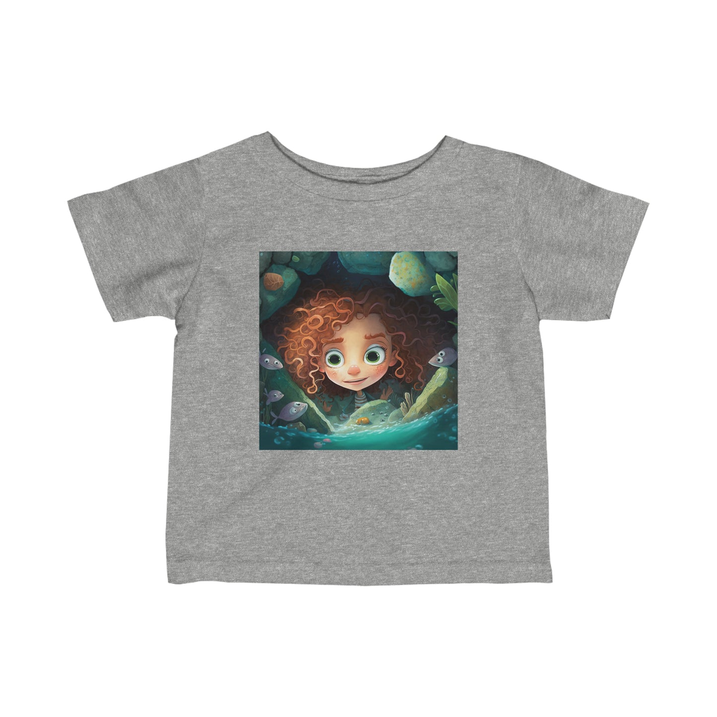 Infant Fine Jersey Tee - Marina Mermaid