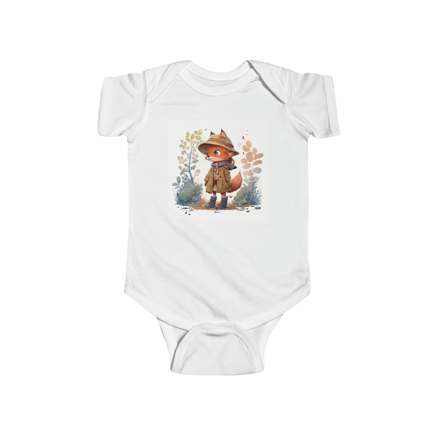 Infant Fine Jersey Bodysuit - Kit Fox