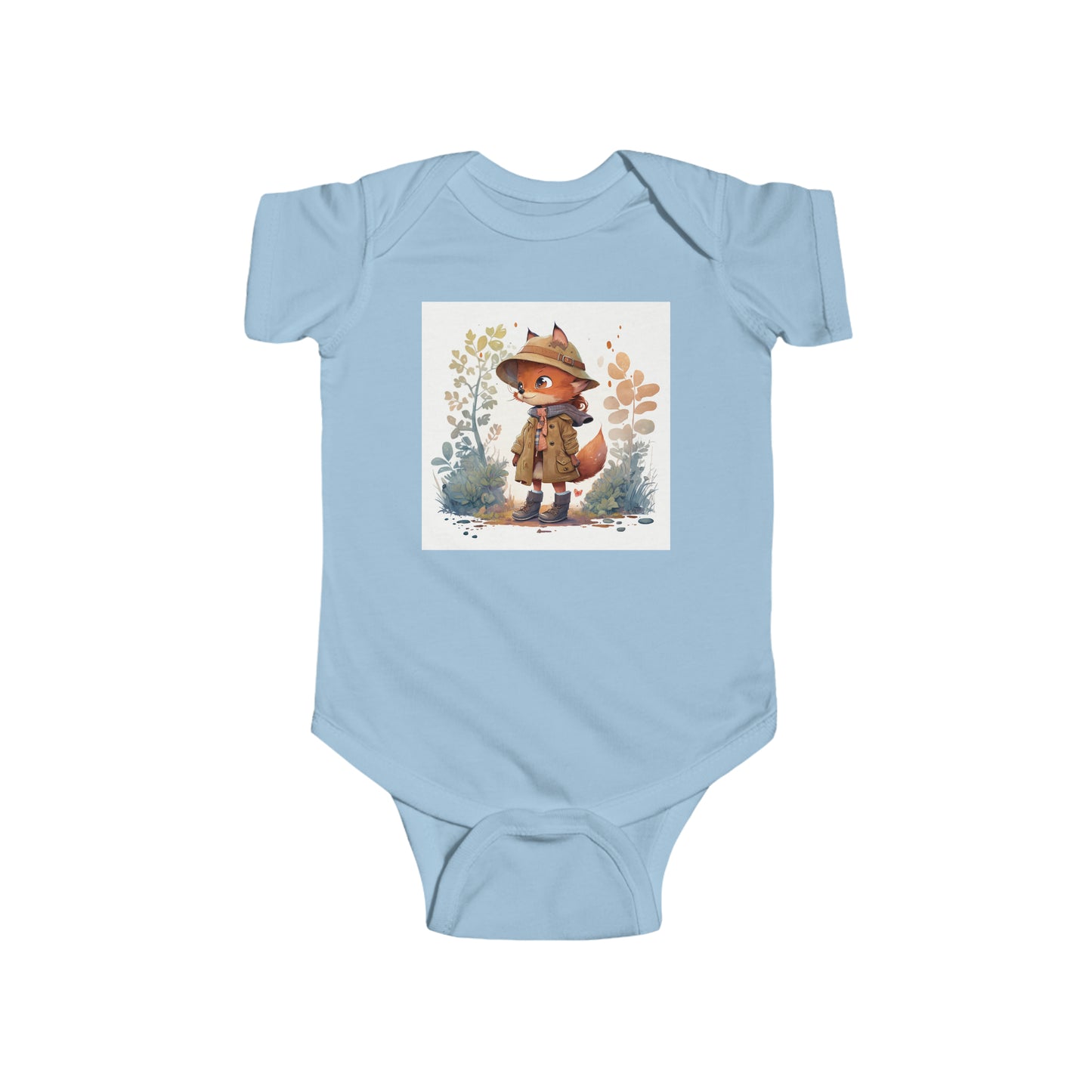 Infant Fine Jersey Bodysuit - Kit Fox