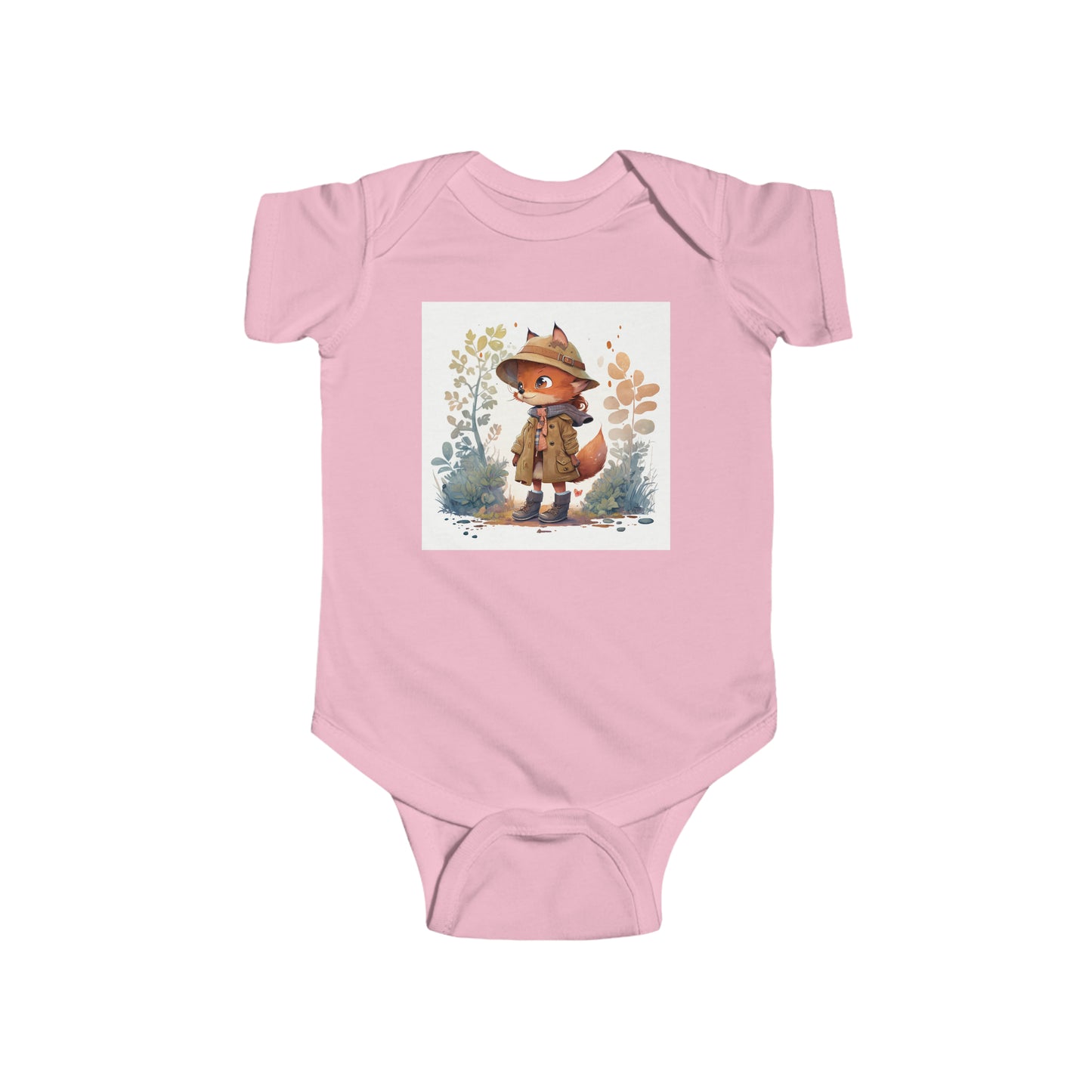 Infant Fine Jersey Bodysuit - Kit Fox