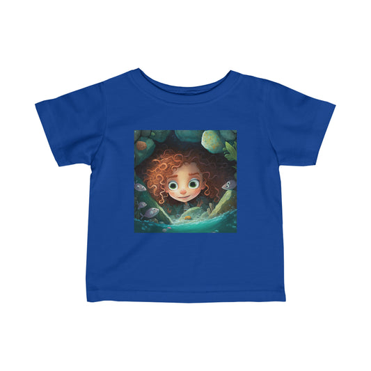 Infant Fine Jersey Tee - Marina Mermaid