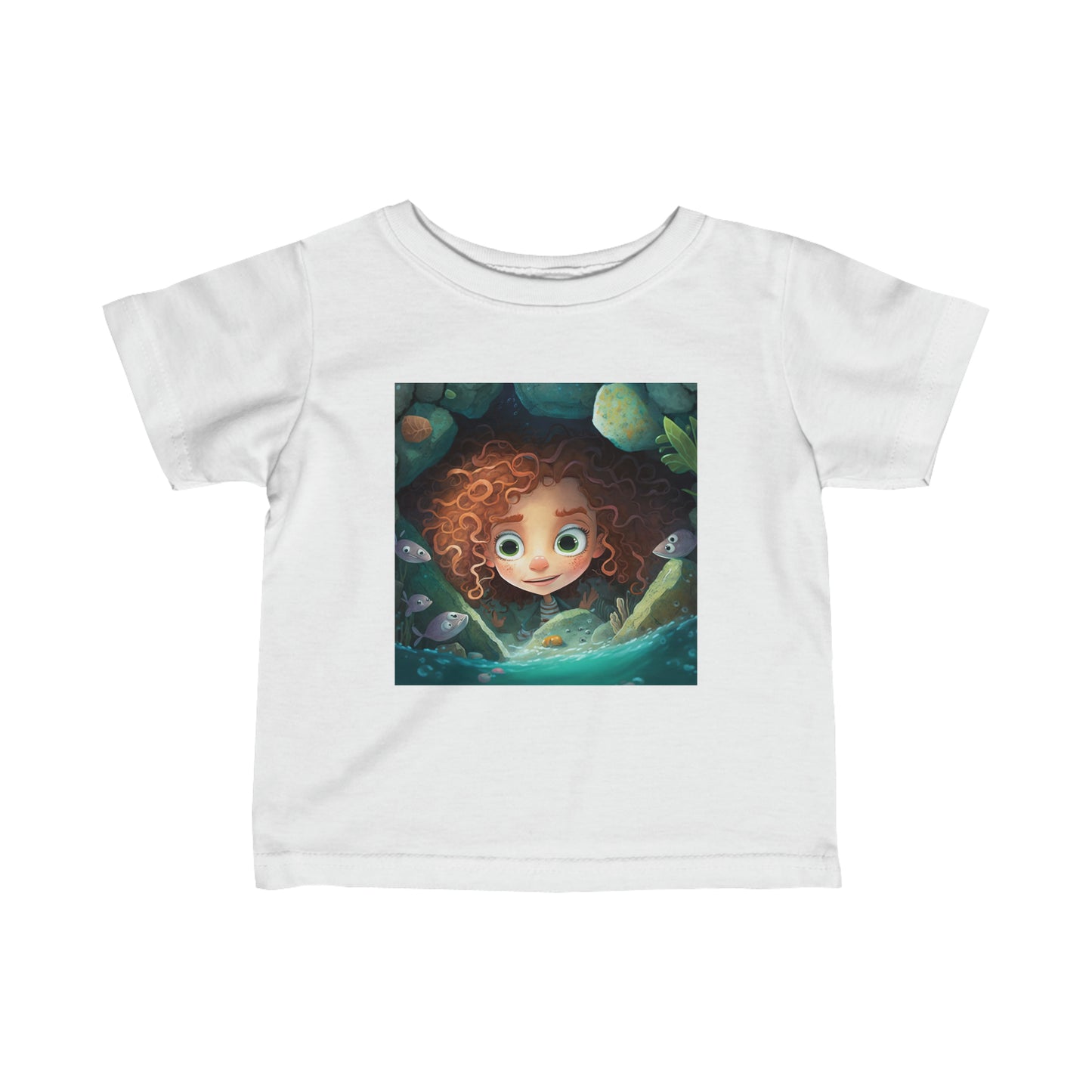 Infant Fine Jersey Tee - Marina Mermaid