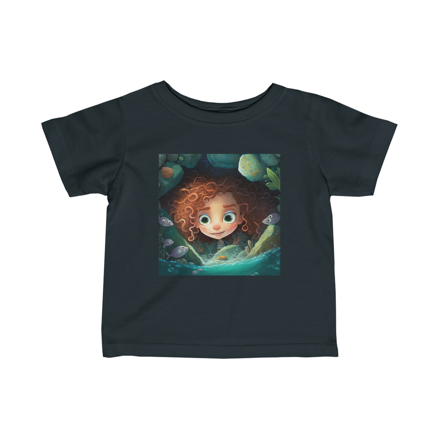 Infant Fine Jersey Tee - Marina Mermaid