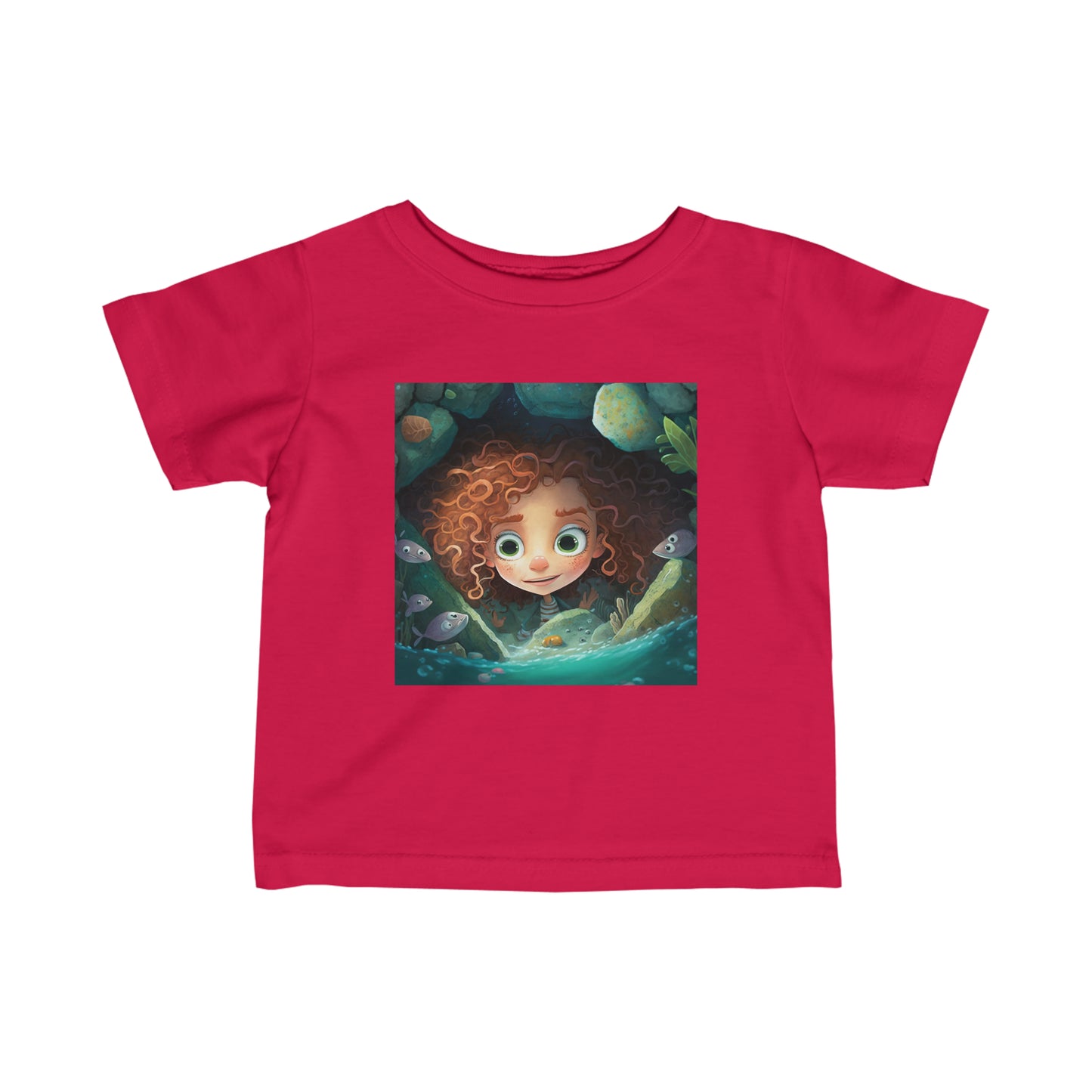 Infant Fine Jersey Tee - Marina Mermaid