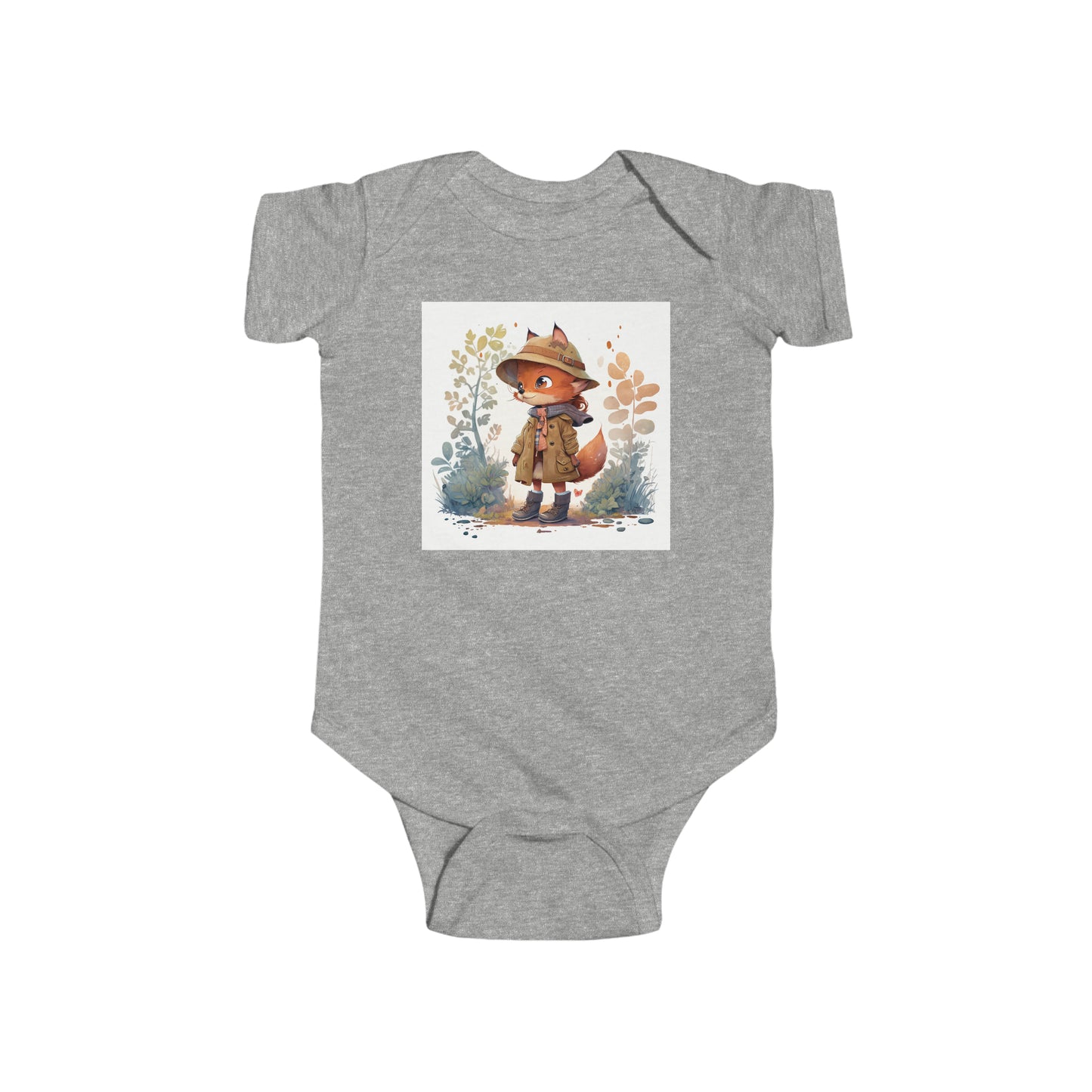 Infant Fine Jersey Bodysuit - Kit Fox